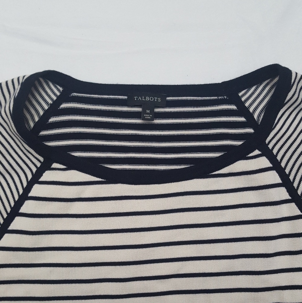 Talbots Striped Tunic NWOT - Picture 4 of 4